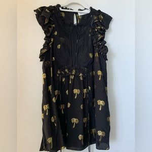Coach silk blouse